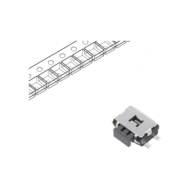 Microîntrerupător TACT SPST 0,05A 12VDC SMT Fără 2,2N - Comutator Compact pentru Circuit Electric | Electronic-mag.ro | Componen