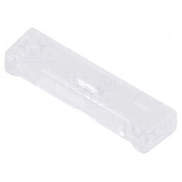 Terminație dreptunghiulară din policarbonat transparent, 9,5mm - Accesorii pentru construcții | Electronic-mag.ro | Componente E