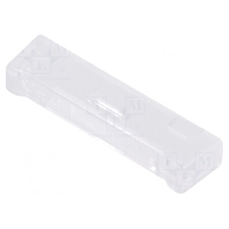 Terminație dreptunghiulară din policarbonat transparent, 9,5mm - Accesorii pentru construcții | Electronic-mag.ro | Componente E