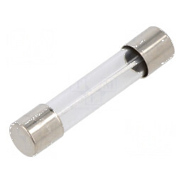 Siguranţă ardere rapidă 7A 250VAC sticlă 6,3x32mm - Protecţie electrică de calitate superioară | Electronic-mag.ro | Componente 