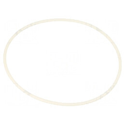 Garnitură O-ring din silicon, grosime 2mm, diametru interior 75mm, albă, rezistentă la temperaturi de -60 până la 160°C | Electr