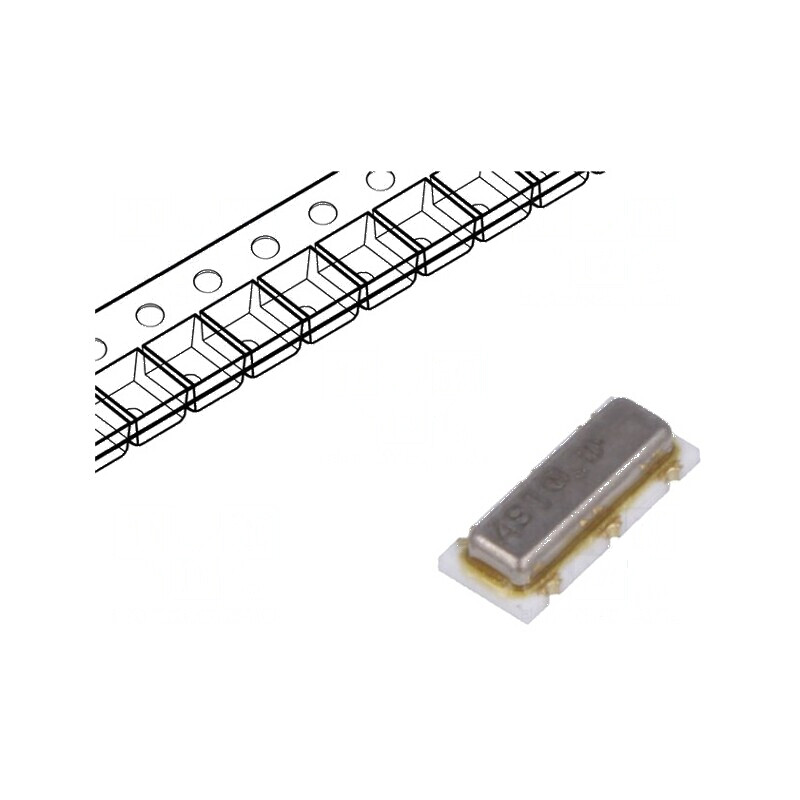 Rezonator ceramic SMD 4,91MHz 7,2x3x1,55mm Tol: ±0,5% 15pF pentru aplicații electronice | Electronic-mag.ro | Componente Electro Rezonator ceramic SMD 4,91MHz 7,2x3x1,55mm Tol: ±0,5% 15pF pentru aplicații electronice | Electronic-mag.ro | Componente Electro