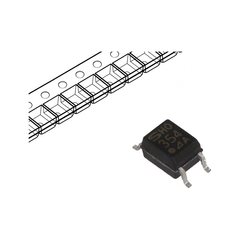 Optocuplor SMD cu 1 Canal, Iesire Tranzistori, Tensiune Izolatie 3,75kV, Tensiune Colector-Emitor 80V | Electronic-mag.ro | Comp Optocuplor SMD cu 1 Canal, Iesire Tranzistori, Tensiune Izolatie 3,75kV, Tensiune Colector-Emitor 80V | Electronic-mag.ro | Comp