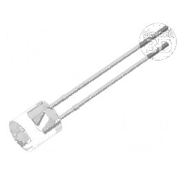 Fototranzistor 5mm cu lungime de undă maximă 520nm și lentilă transparentă - Componentă electronică. | Electronic-mag.ro | Compo