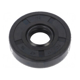 Garnitură Simering Cauciuc NBR - 10mm Grosime, Interval Temperatură -40÷100°C, Ø Orificiu 47mm | Electronic-mag.ro | Componente 