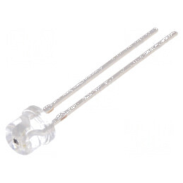 Fototranzistor 5mm cu lungime de undă maximă 570nm, tensiune 1,5V, unghi de deschidere 50°, lentilă transparentă | Electronic-ma