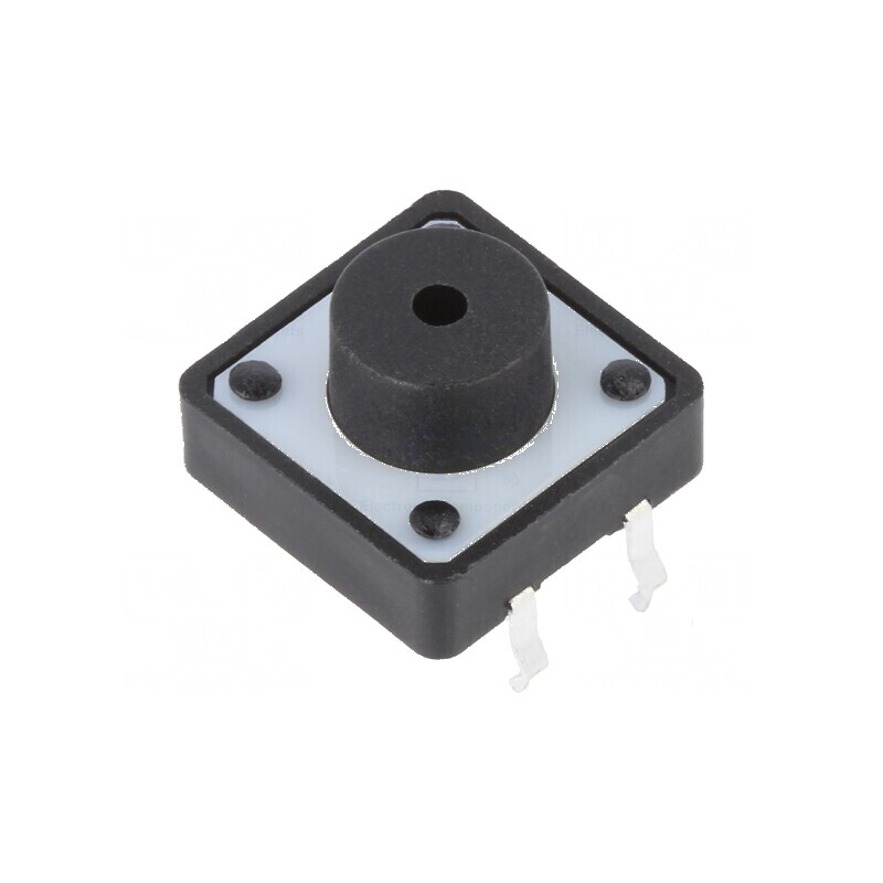 Microîntrerupător TACT SPST-NO 0,05A/12VDC THT - Pozitie 2, Fara Contact | Electronic-mag.ro | Componente Electronice