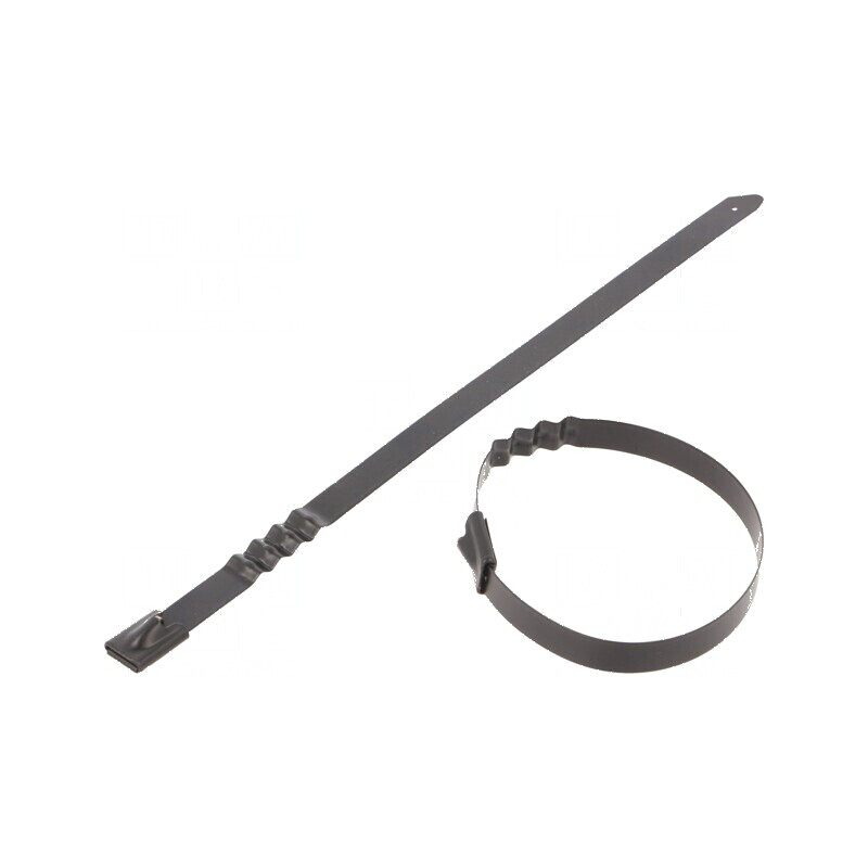 Colier de strângere din oțel inoxidabil AISI 304, dimensiuni L: 200mm, W: 7,9mm | Electronic-mag.ro | Componente Electronice