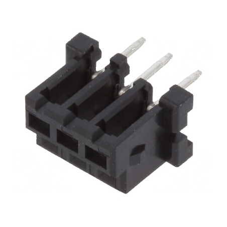 Conector cablu-cablu/PCB soclu mamă PIN 3 DF3 cu pas de 2mm THT - Componente electronice profesionale | Electronic-mag.ro | Comp