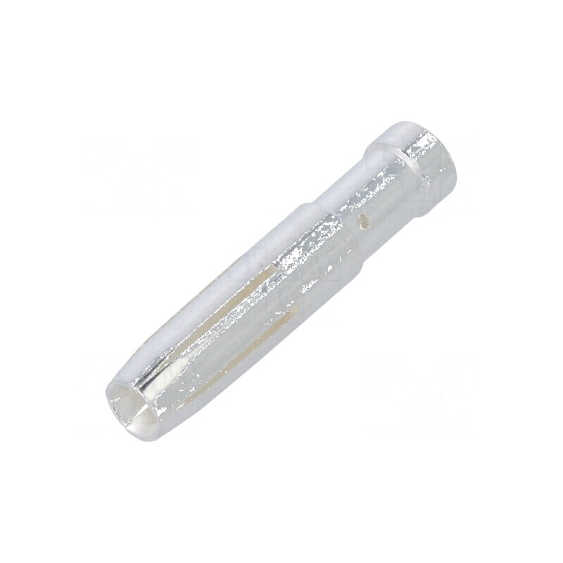 Pin mamă din aliaj de cupru argintat 4mm² 12AWG - Crimpat, în vrac | Electronic-mag.ro | Componente Electronice