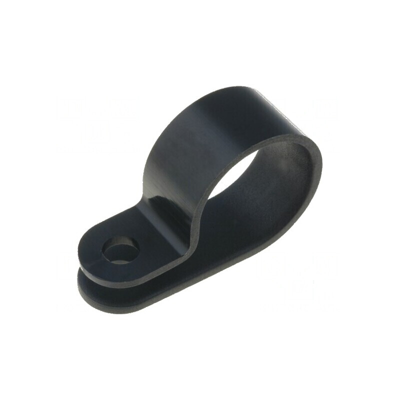 Clipsuri tip P pentru cabluri - Ø buclă 16mm, Lățime 10mm | Electronic-mag.ro | Componente Electronice