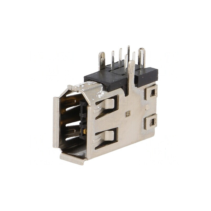 Conector IEEE1394 Soclu THT PIN 6 Unghi 90° Lateral pentru Aplicații Electronice | Electronic-mag.ro | Componente Electronice