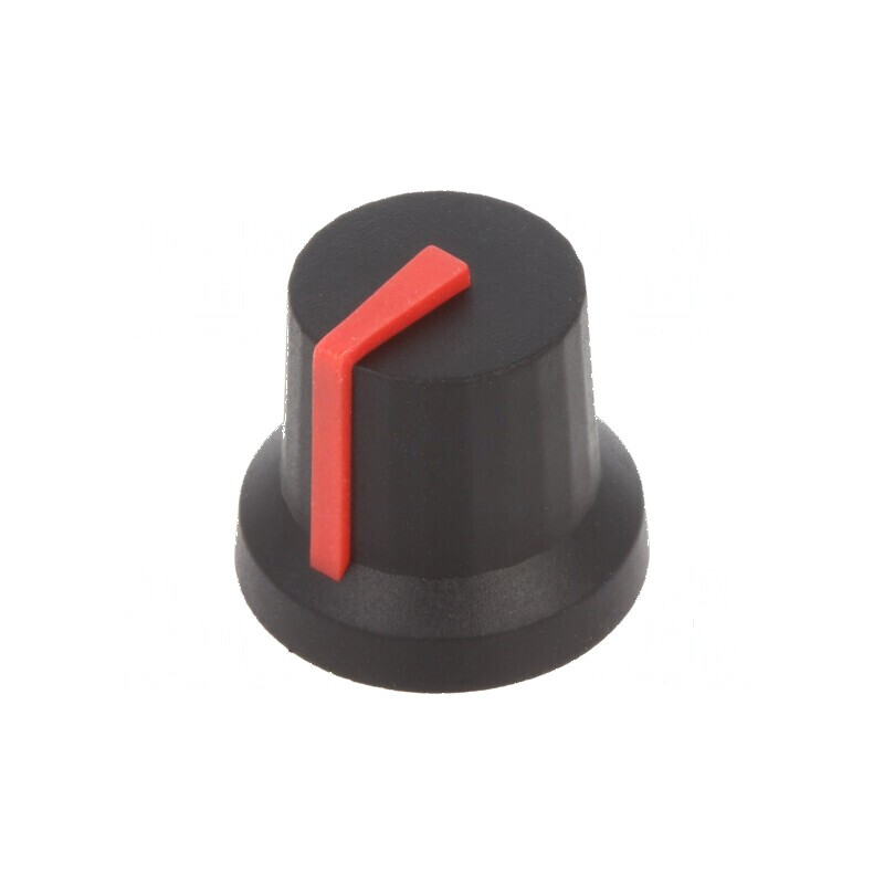 "Buton Rotativ cu Indicator, Guma și Plastic, Dimensiuni Øax: 6mm, Ø16,8x14,5mm" | Electronic-mag.ro | Componente Electronice