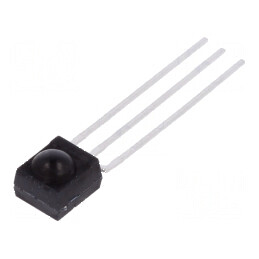 Receptor Infraroșu Integrat 33kHz cu Tensiune de Funcționare 2,5÷5,5V și Unghi de Detecție de 45° | Electronic-mag.ro | Componen