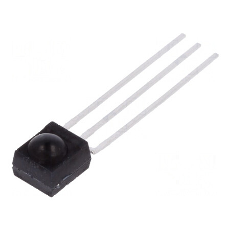 Receptor Infraroșu Integrat 33kHz cu Tensiune de Funcționare 2,5÷5,5V și Unghi de Detecție de 45° | Electronic-mag.ro | Componen