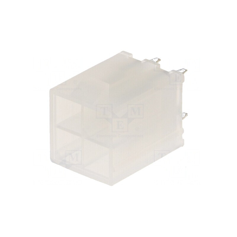 Conector cablu-placă soclu tată Mini-Fit Jr 4,2mm PIN 4 THT pentru conexiuni electrice profesionale | Electronic-mag.ro | Compon