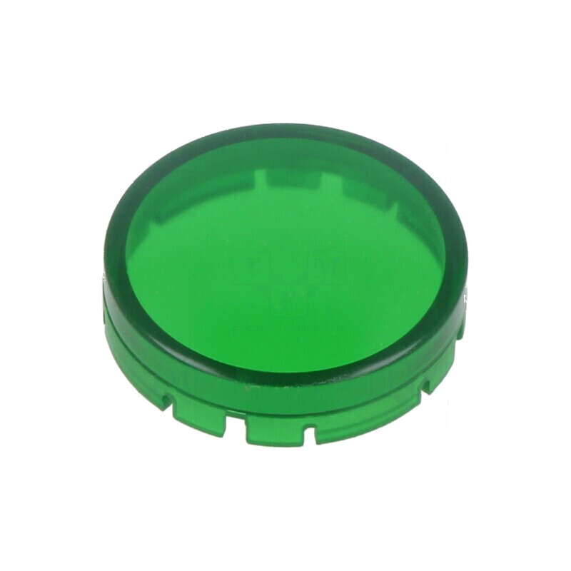 Lentilă transparentă verde pentru buton RONTRON-R-JUWEL - accesoriu de înaltă calitate | Electronic-mag.ro | Componente Electron