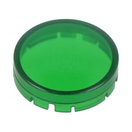 Lentilă transparentă verde pentru buton RONTRON-R-JUWEL - accesoriu de înaltă calitate | Electronic-mag.ro | Componente Electron