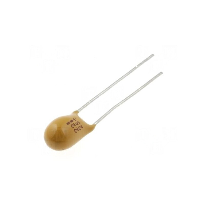 Condensator Tantal 22uF 25VDC THT ±20% Temperaturi -55÷85°C 2,54mm | Electronic-mag.ro | Componente Electronice