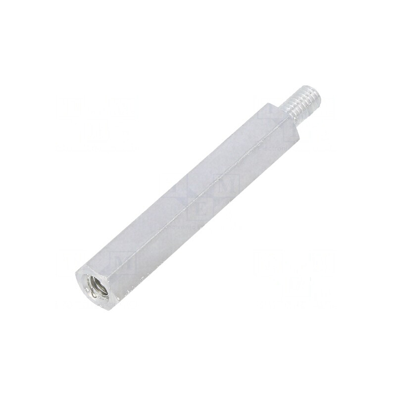 Piuliță Distanțieră Filetată 40mm M4 Intern și M4 Extern | Electronic-mag.ro | Componente Electronice