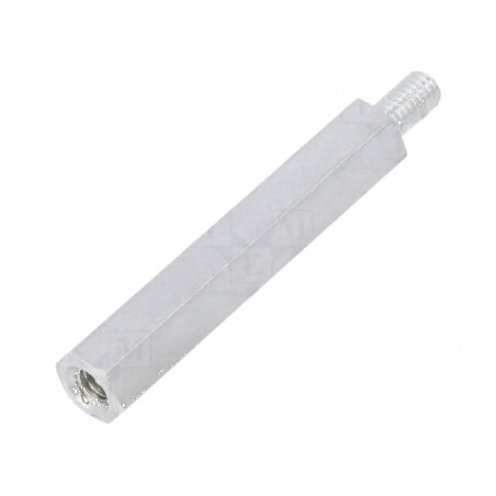 Piuliță Distanțieră Filetată 40mm M4 Intern și M4 Extern | Electronic-mag.ro | Componente Electronice