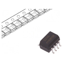 Optocuplor SMD cu 2 Ieșiri, Tranzistori, Izolatie 5,3kV, Tensiune Colector-Emetator 80V, SO8 | Electronic-mag.ro | Componente El