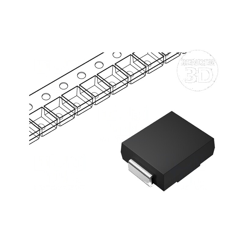 Diodă TVS Bidirecțională 1,5kW 20V 54,9A ±5% SMC Rola/Bandă | Electronic-mag.ro | Componente Electronice Diodă TVS Bidirecțională 1,5kW 20V 54,9A ±5% SMC Rola/Bandă | Electronic-mag.ro | Componente Electronice
