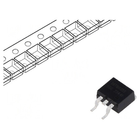 Diodă Schottky SMD 35V 10A D2PAK - Redresor în rolă/bandă pentru aplicații electronice | Electronic-mag.ro | Componente Electron