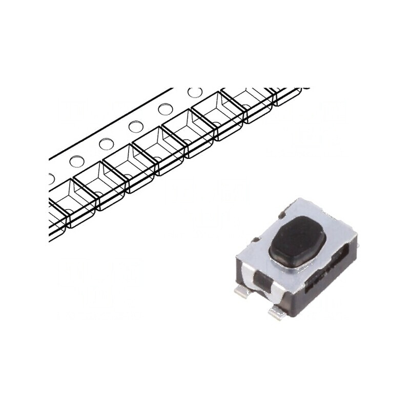 Microîntrerupător TACT SPST-NO Pozitie 2 0,05A/32VDC SMT Fără Contacte | Electronic-mag.ro | Componente Electronice