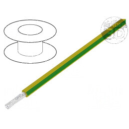 Cablu LiYv litat 0,5mm² PVC galben-verde 900V, 100m - Cablu electric rezistent pentru instalații electrice | Electronic-mag.ro |