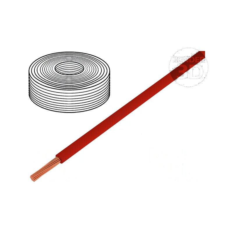 Cablu H05Z-K Lită Cu 1mm² FRNC Roșu 300V/500V Clasa 5 - Cabluri Electrice de Înaltă Calitate | Electronic-mag.ro | Componente El Cablu H05Z-K Lită Cu 1mm² FRNC Roșu 300V/500V Clasa 5 - Cabluri Electrice de Înaltă Calitate | Electronic-mag.ro | Componente El