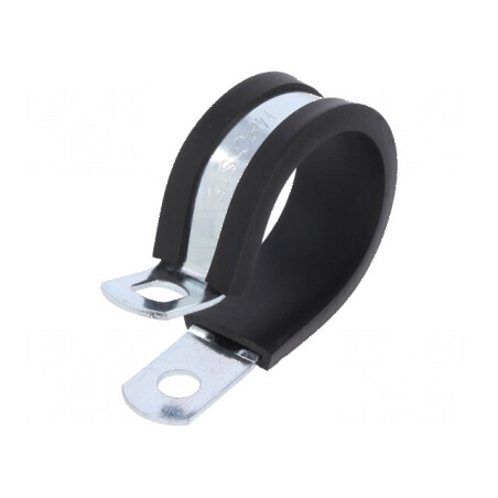 Clipsuri Øbuclă din oţel, dimensiuni 27÷28,6mm, lățime 13mm, orificiu montaj 6,5mm, SL W1 | Electronic-mag.ro | Componente Elect