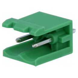 Regletă de conexiuni deconectabilă 5mm cu 2 piste drept soclu pentru instalații electrice | Electronic-mag.ro | Componente Elect