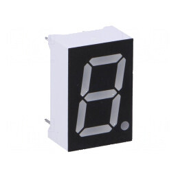Afișaj LED cu 7 segmente 14,2mm, 0,56 Nr.car: 1, verde 160mcd - Display Digital pentru Proiecte Electronice | Electronic-mag.ro 
