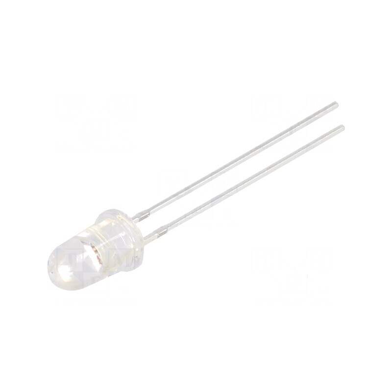 LED 5mm Portocalie Convex 15° - 2 273mW - Iluminare Eficientă | Electronic-mag.ro | Componente Electronice
