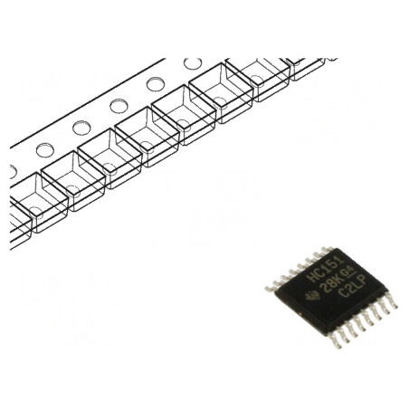 Multiplexor Digital SMD HC 8 la 1 - Selector de Date IC | Electronic-mag.ro | Componente Electronice