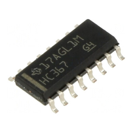 IC Digital Buffer Non-Inversor Declanșator Linie Ch: 6 SMD - Componentă Electronică Profesională | Electronic-mag.ro | Component