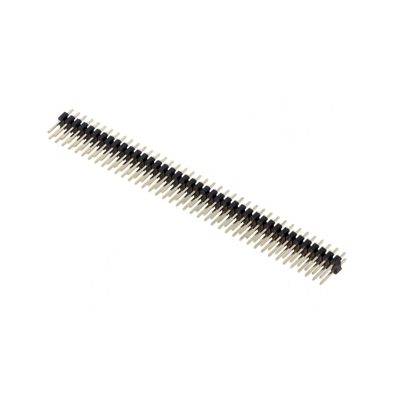 Conector şiruri pini tată 80 PIN 2,54mm THT - Conector de tip Droit pentru aplicații electronice | Electronic-mag.ro | Component