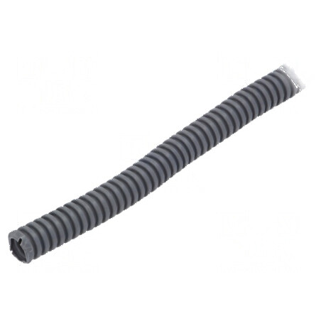 Tub de protecție PVC gri închis, dimensiune 16mm, lungime 25m, rezistență temperatură -25÷60°C | Electronic-mag.ro | Componente 