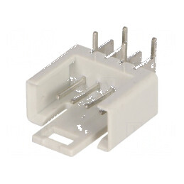 Conector IDC Soclu Tată PIN 4, Unghi 90°, THT, Cositorit - Componentă Electronică Profesională | Electronic-mag.ro | Componente 