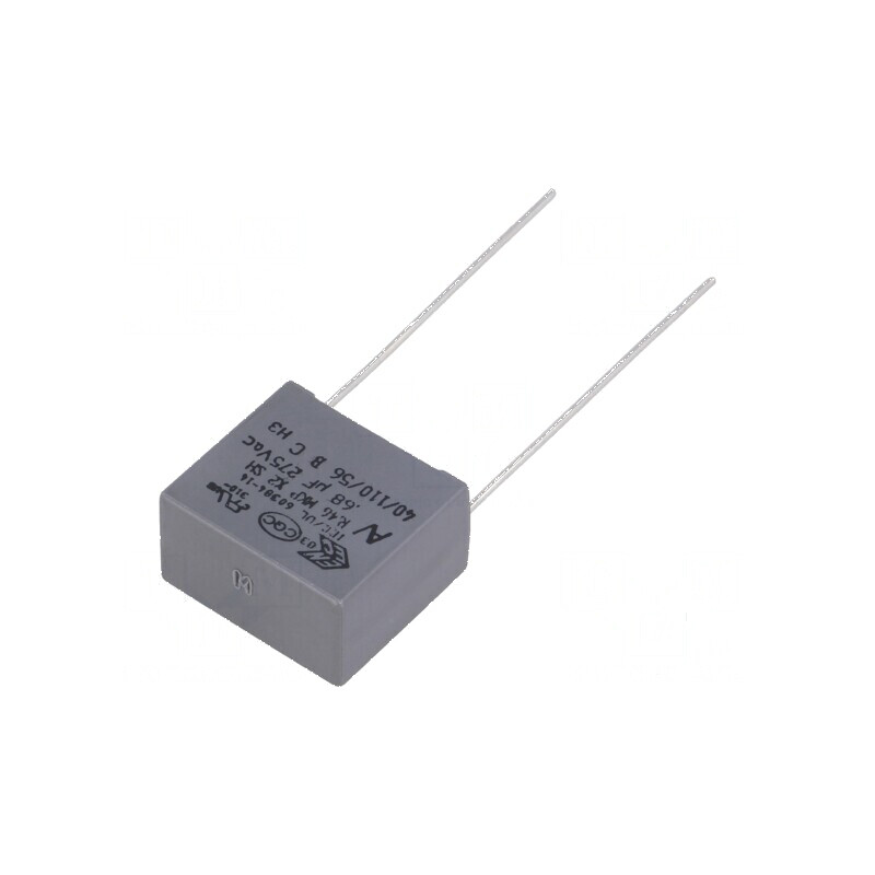 Condensator Polipropilenă X2 R46 Miniature 680nF THT ±20% - Componentă Electronică de Calitate Superioară | Electronic-mag.ro | 
