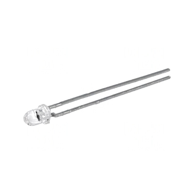 Fotodiodă IR PIN 3mm THT 860nm, Sensibilitate 380-1100nm, Unghi de 17°, 0,05nA, 150mW | Electronic-mag.ro | Componente Electroni