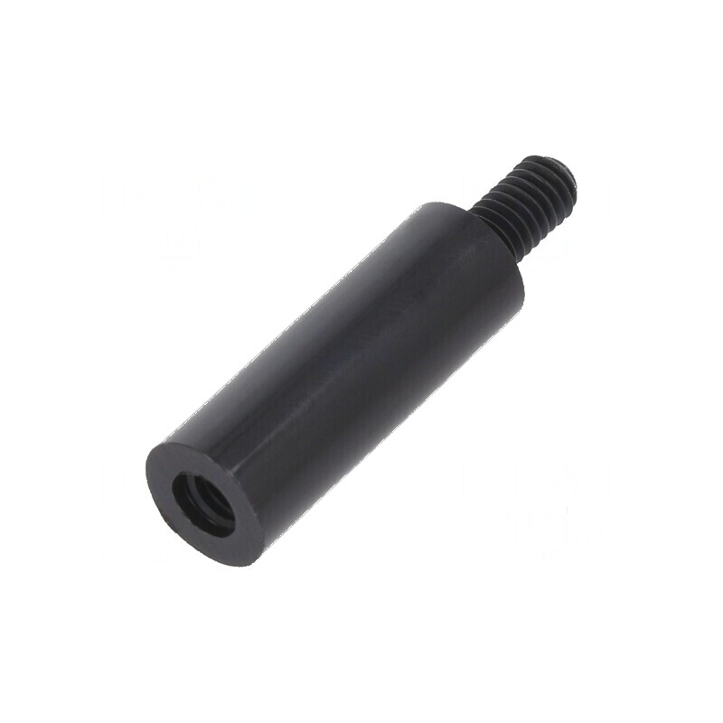 Piuliță Distanțieră Filetată Cilindrică din Poliamidă M4, Dimensiune 22mm | Electronic-mag.ro | Componente Electronice