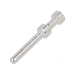Pin tată din aliaj de cupru argintat 0,75mm² Han E® crimpat 16A - Conector electric profesional | Electronic-mag.ro | Componente