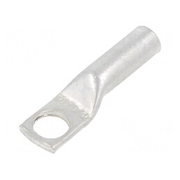 Vârf inelar tubular M8 16mm² crimpat pe cablu drept, neizolat - Conector electric profesional | Electronic-mag.ro | Componente E
