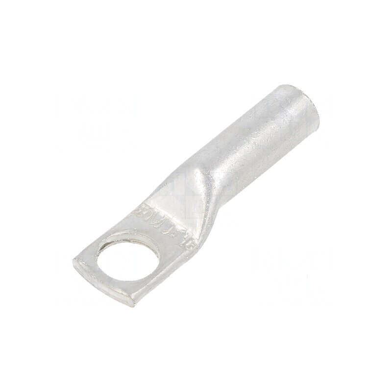 Vârf inelar tubular M8 16mm² crimpat pe cablu drept, neizolat - Conector electric profesional | Electronic-mag.ro | Componente E