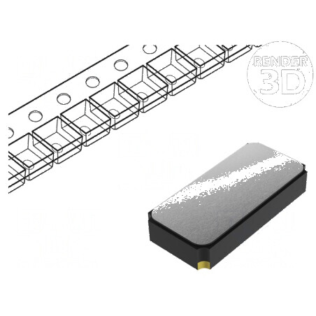 Rezonator cu cuarț 32,768kHz ±10ppm 12,5pF SMD 3,2x1,5x0,9mm - Componentă electronică de precizie | Electronic-mag.ro | Componen