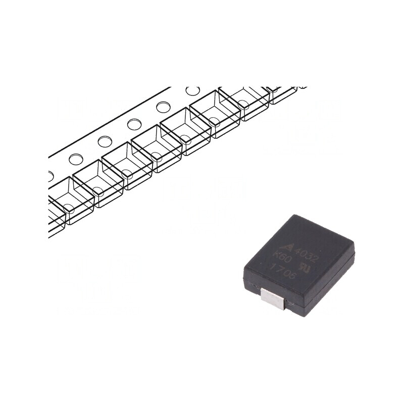 Varistor SMD 4032 Oxid de Metal 50VAC 65VDC 4,2J 1,2kA 82V - Protecție Împotriva Supratensiunilor | Electronic-mag.ro | Componen Varistor SMD 4032 Oxid de Metal 50VAC 65VDC 4,2J 1,2kA 82V - Protecție Împotriva Supratensiunilor | Electronic-mag.ro | Componen