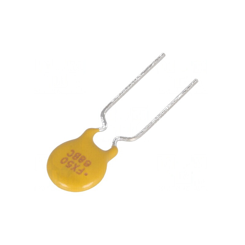 Siguranţă Polimerică PTC 500mA Ø0,51x7,6mm pentru Protecţie Echipamente Electronice | Electronic-mag.ro | Componente Electronice