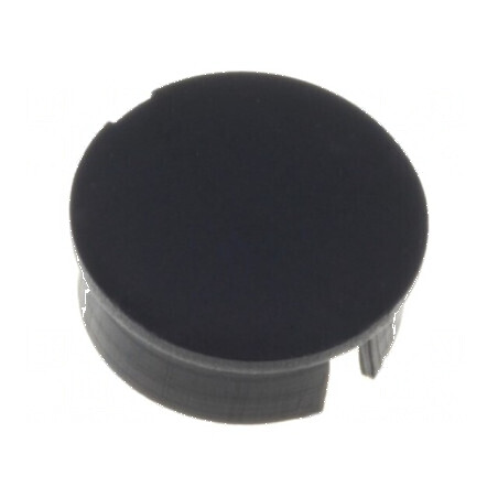 Capac Negru din Plastic cu Fixare prin Apăsare - Soluție Practică pentru Diverse Aplicații | Electronic-mag.ro | Componente Elec